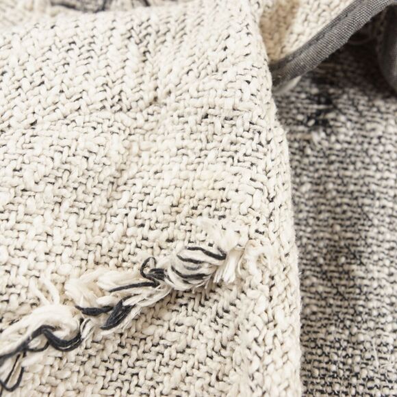 Free People We the Free Asymmetrical Cropped Tweed Jacket Womens Sz 8 - Picture 5 of 8